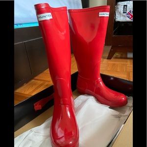 Classic hunter rainboots size EU 38 red